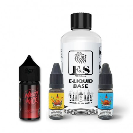 Bad Blood by Nasty Juice and F&S Custom Base bundle - DIY e liquid kit 240ml Bad Blood by Nasty Juice and F&S Custom Base bundle - DIY e liquid kit 240ml