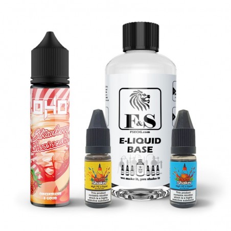 Strawberry Cheesecake - OHO DIY e liquid kit 240ml Strawberry Cheesecake - OHO DIY e liquid kit 240ml