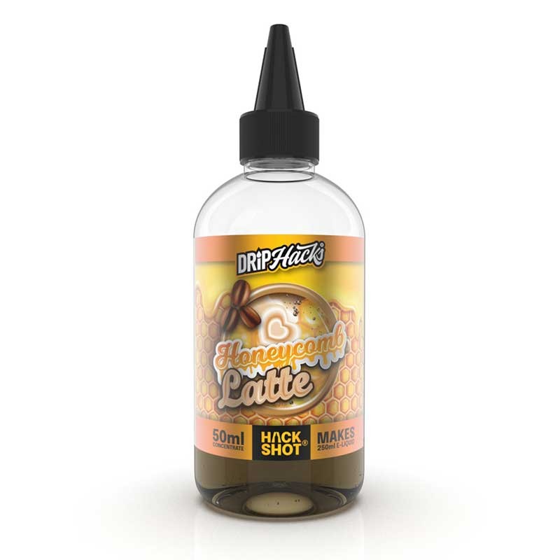 Honeycomb Latte Hackshot flavour concentrate - Drip Hacks Honeycomb Latte Hackshot flavour concentrate - Drip Hacks