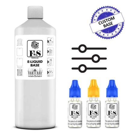 Premixed E-liquid Custom bases - F&S